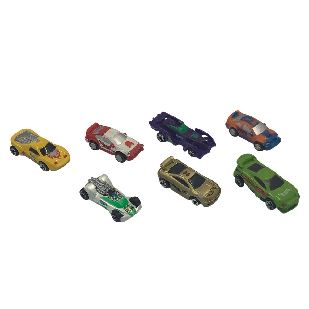 Vintage Hot Wheels Planet Micro Series Lot of 7 Diecast 1.25in